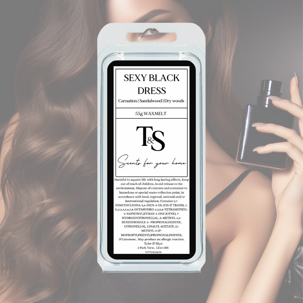 Sexy black dress wax melt - Tyler & Skye