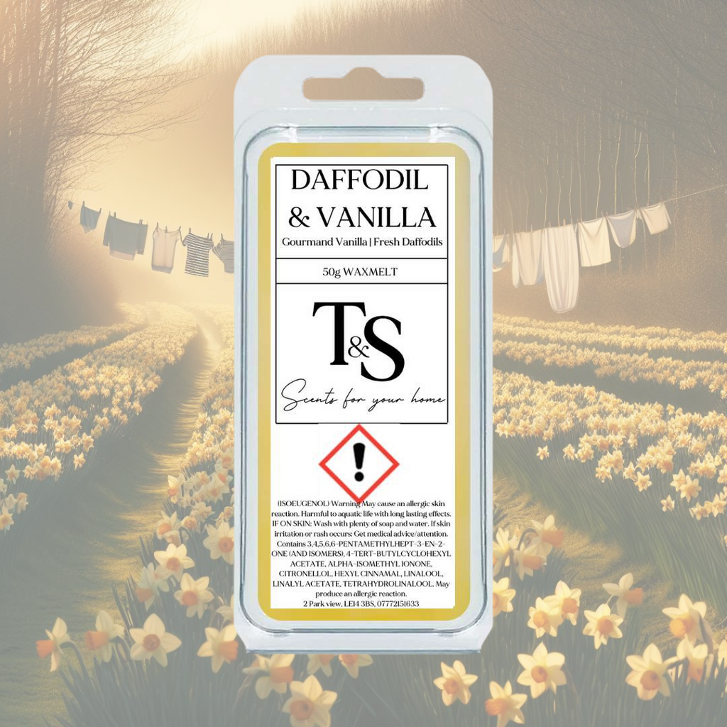 Daffodil & Vanilla wax melt - Tyler & Skye